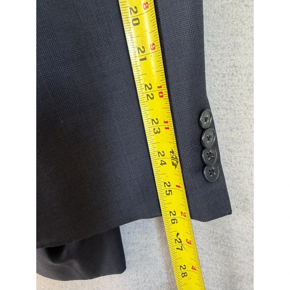 Joseph Abboud Loro Piana Super 120s Wool Blazer Navy Blue 50R Sport Coat 2449/2F